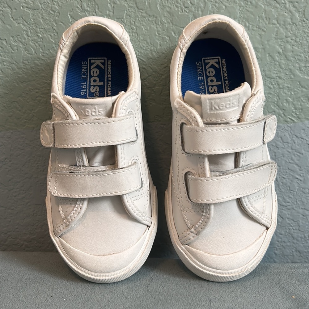 Keds Toddler Leather Crew Kick 75, Size 8